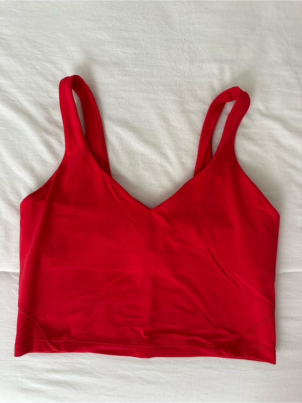 lululemon athletica Align Crop A/B Cup- Lulu Red